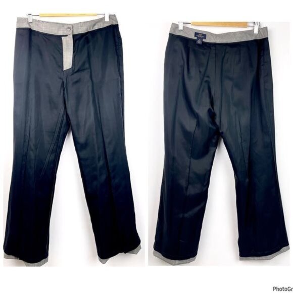 Brooks Brothers gray Plaid Suiting Pants 100% Wool  10 - Picture 8 of 9